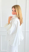Effortless Luxe Button-Up Blouse-130 Long Sleeve Tops-Gigio-Coastal Bloom Boutique, find the trendiest versions of the popular styles and looks Located in Indialantic, FL