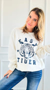 Wild Roar Vintage Sweatshirt-130 Long Sleeve Tops-Sweet Claire-Coastal Bloom Boutique, find the trendiest versions of the popular styles and looks Located in Indialantic, FL