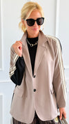 Dual Impact Italian Blazer-160 Jackets-ACQUA & LIMONE-Coastal Bloom Boutique, find the trendiest versions of the popular styles and looks Located in Indialantic, FL