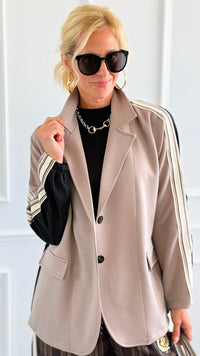 Dual Impact Italian Blazer-160 Jackets-ACQUA & LIMONE-Coastal Bloom Boutique, find the trendiest versions of the popular styles and looks Located in Indialantic, FL