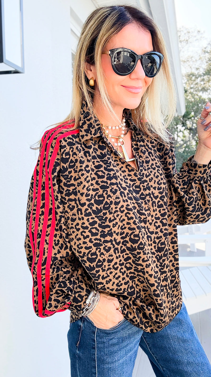 Savage Spark Top-110 Long Sleeve Tops-JODIFL-Coastal Bloom Boutique, find the trendiest versions of the popular styles and looks Located in Indialantic, FL