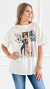 Street Chic Luxe Italian Tee-110 Short Sleeve Tops-Italianissimo-Coastal Bloom Boutique, find the trendiest versions of the popular styles and looks Located in Indialantic, FL