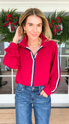 Midnight Lane Top - Wine-130 Long Sleeve Tops-JODIFL-Coastal Bloom Boutique, find the trendiest versions of the popular styles and looks Located in Indialantic, FL