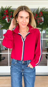 Midnight Lane Top - Wine-130 Long Sleeve Tops-JODIFL-Coastal Bloom Boutique, find the trendiest versions of the popular styles and looks Located in Indialantic, FL