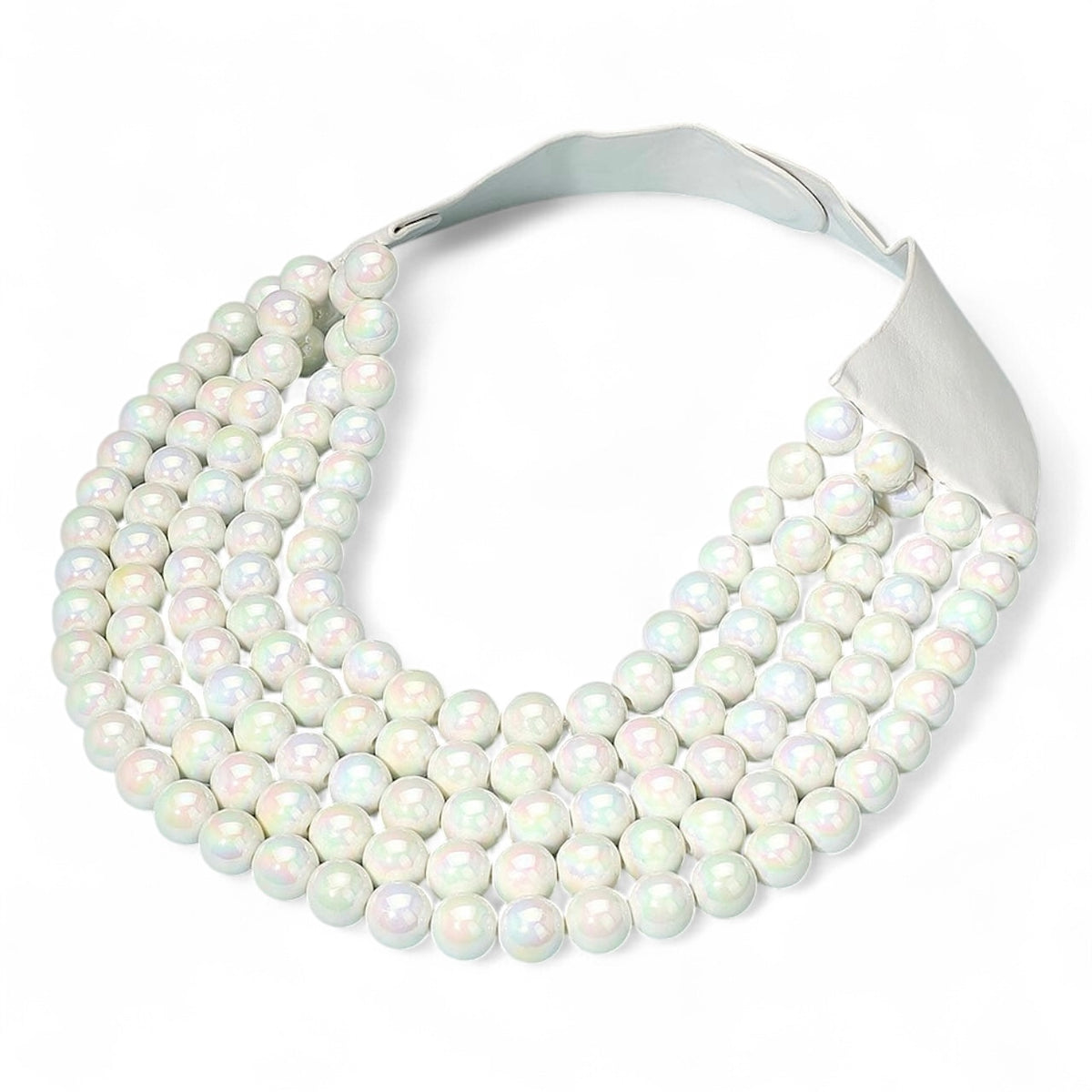 Midnight Glow Statement Necklace - White-230 Jewelry-NYW-Coastal Bloom Boutique, find the trendiest versions of the popular styles and looks Located in Indialantic, FL