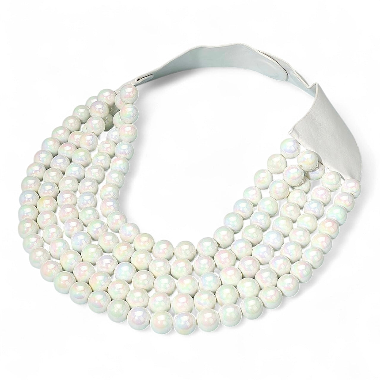 Midnight Glow Statement Necklace - White-230 Jewelry-NYW-Coastal Bloom Boutique, find the trendiest versions of the popular styles and looks Located in Indialantic, FL