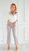 Neutral Vibe Slim Straight Crop Jeans-190 Denim-Mica Denim-Coastal Bloom Boutique, find the trendiest versions of the popular styles and looks Located in Indialantic, FL