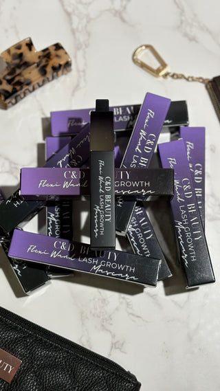 Flexi Wand Lash Growth Mascara - Black-Makeup Tools-C & D Beauty LLC-Coastal Bloom Boutique, find the trendiest versions of the popular styles and looks Located in Indialantic, FL