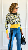 Checkmate Charm Cardigan-150 Cardigans/Layers-ROUSSEAU-Coastal Bloom Boutique, find the trendiest versions of the popular styles and looks Located in Indialantic, FL