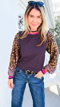 Fusion Fate Sweater-140 Sweaters-Fate By LFD-Coastal Bloom Boutique, find the trendiest versions of the popular styles and looks Located in Indialantic, FL