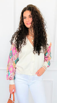 Confetti Diamonds Cardigan-150 Cardigan Layers-IT UNIQ-Coastal Bloom Boutique, find the trendiest versions of the popular styles and looks Located in Indialantic, FL