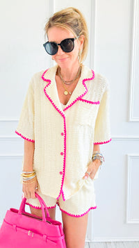Soft Knit Lounge Set-210 Loungewear/Sets-Fantastic Fawn-Coastal Bloom Boutique, find the trendiest versions of the popular styles and looks Located in Indialantic, FL