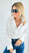 Subtle Sparkle Top-130 Long Sleeve Tops-PASTEL DESIGN-Coastal Bloom Boutique, find the trendiest versions of the popular styles and looks Located in Indialantic, FL