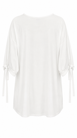 Shore Thing Italian Knit Top- Ivory
