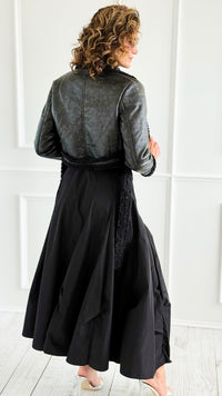 Structured Elegance Italian Skirt-170 bottoms-Mitica & Co-Coastal Bloom Boutique, find the trendiest versions of the popular styles and looks Located in Indialantic, FL