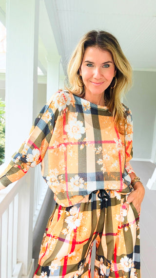 Autumn Bloom Italian St Tropez Knit