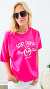 Saint Tropez Tee-110 Short Sleeve Tops-Sweet Claire-Coastal Bloom Boutique, find the trendiest versions of the popular styles and looks Located in Indialantic, FL