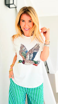 Runway Mallard Graphic Top