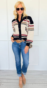Stirrup Season Knit Cardigan-150 Cardigans/Layers-Gilli-Coastal Bloom Boutique, find the trendiest versions of the popular styles and looks Located in Indialantic, FL
