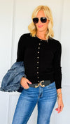 Golden Hour Button-Up Cardigan-140 Sweaters-LOVE TREE-Coastal Bloom Boutique, find the trendiest versions of the popular styles and looks Located in Indialantic, FL