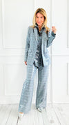 Disco Grid Sequin Pants-170 Bottoms-Fate Inc-Coastal Bloom Boutique, find the trendiest versions of the popular styles and looks Located in Indialantic, FL