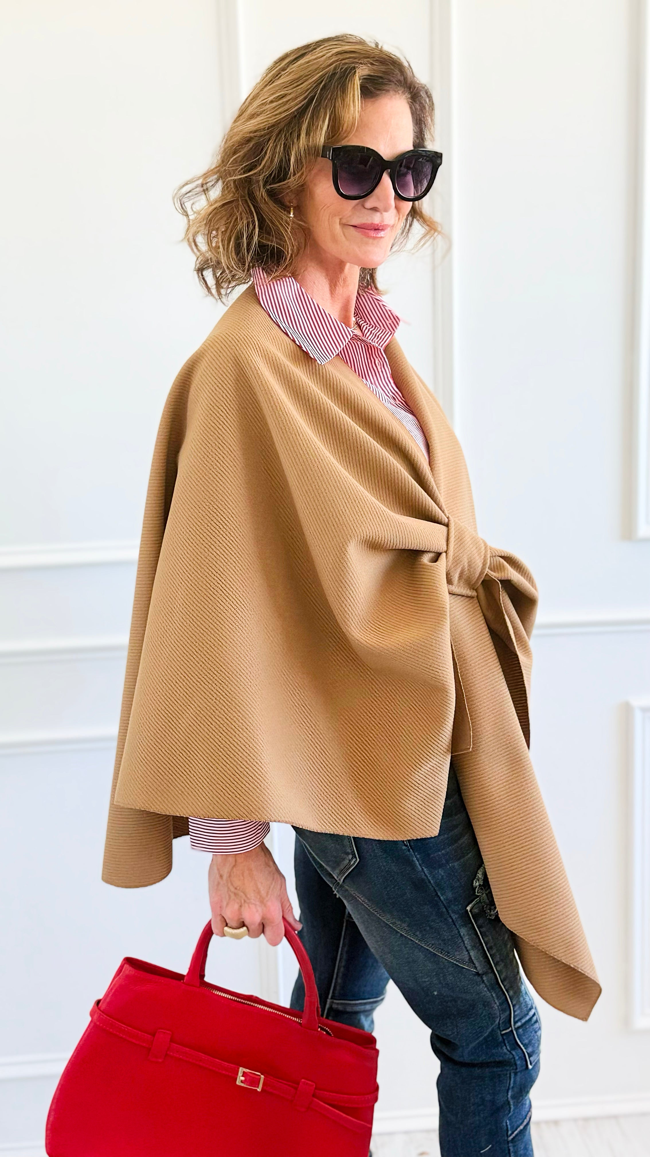 Starlight Wrap Italian Shawl- Camel-150 Cardigans/Layers-SEE YOU IN ROME-Coastal Bloom Boutique, find the trendiest versions of the popular styles and looks Located in Indialantic, FL