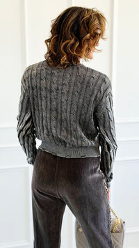 Twist & Texture Sweater-140 Sweaters-Weilco-Coastal Bloom Boutique, find the trendiest versions of the popular styles and looks Located in Indialantic, FL