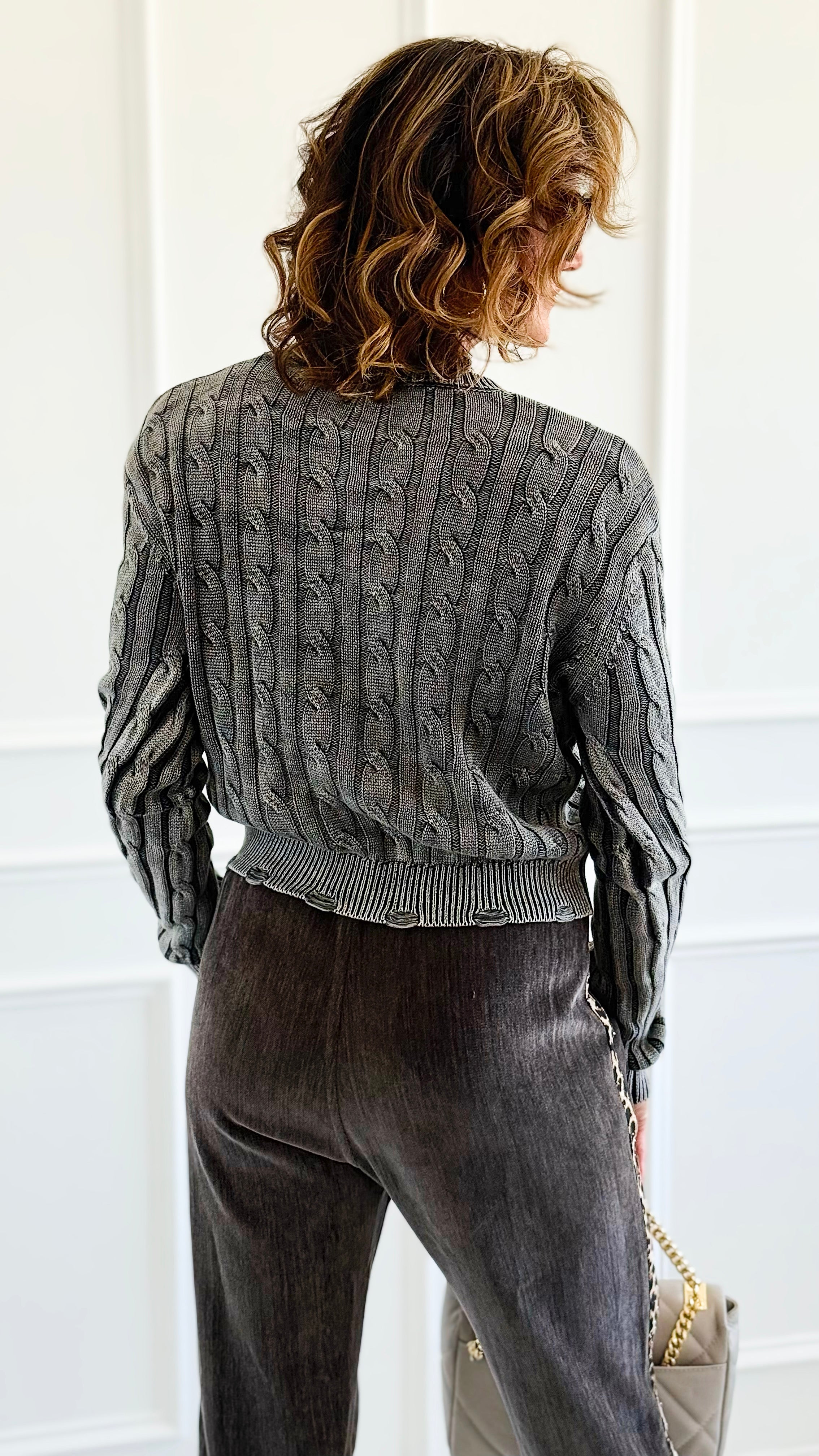 Twist & Texture Sweater-140 Sweaters-Weilco-Coastal Bloom Boutique, find the trendiest versions of the popular styles and looks Located in Indialantic, FL