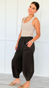 Structure & Ease Italian Barrel Pant- Brown-100 Pants-AZUL MONACO-Coastal Bloom Boutique, find the trendiest versions of the popular styles and looks Located in Indialantic, FL