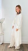 Thick Knitted Long Cardigan Sweater-150 Cardigans/Layers-TRENDOLOGY INC-Coastal Bloom Boutique, find the trendiest versions of the popular styles and looks Located in Indialantic, FL