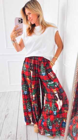 Tartan Tiger Italian Velvet Knit Pant