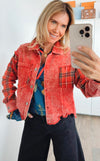 Grunge Chic Cutout Jacket