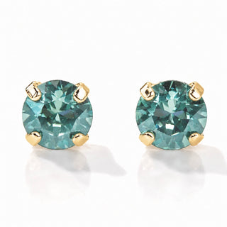 Aurora Stud Earrings - Teal - Katora