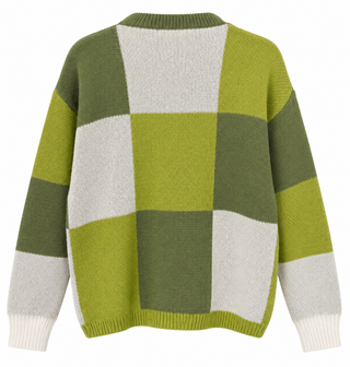 Colorblock Crewneck Sweater
