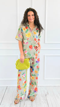 Garden Reverie Set-210 Loungewear/Sets-Endless Moon-Coastal Bloom Boutique, find the trendiest versions of the popular styles and looks Located in Indialantic, FL