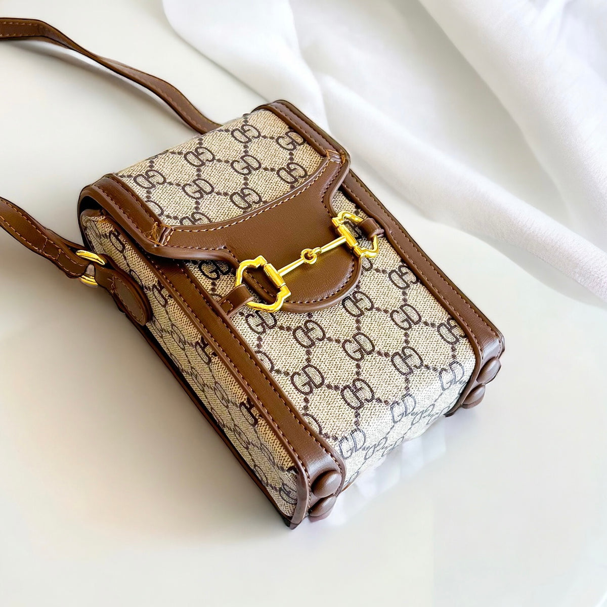 Crossbody Mini Handbag-Coffee-240 Bags-CBALY-Coastal Bloom Boutique, find the trendiest versions of the popular styles and looks Located in Indialantic, FL