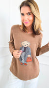 Sophisticated Style Custom CB Italian Pullover - Deep Camel-140 Sweaters-Italianissimo / Holly-Coastal Bloom Boutique, find the trendiest versions of the popular styles and looks Located in Indialantic, FL