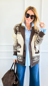 Rodeo Cowboy Cardigan-140 Sweaters-Original USA-Coastal Bloom Boutique, find the trendiest versions of the popular styles and looks Located in Indialantic, FL