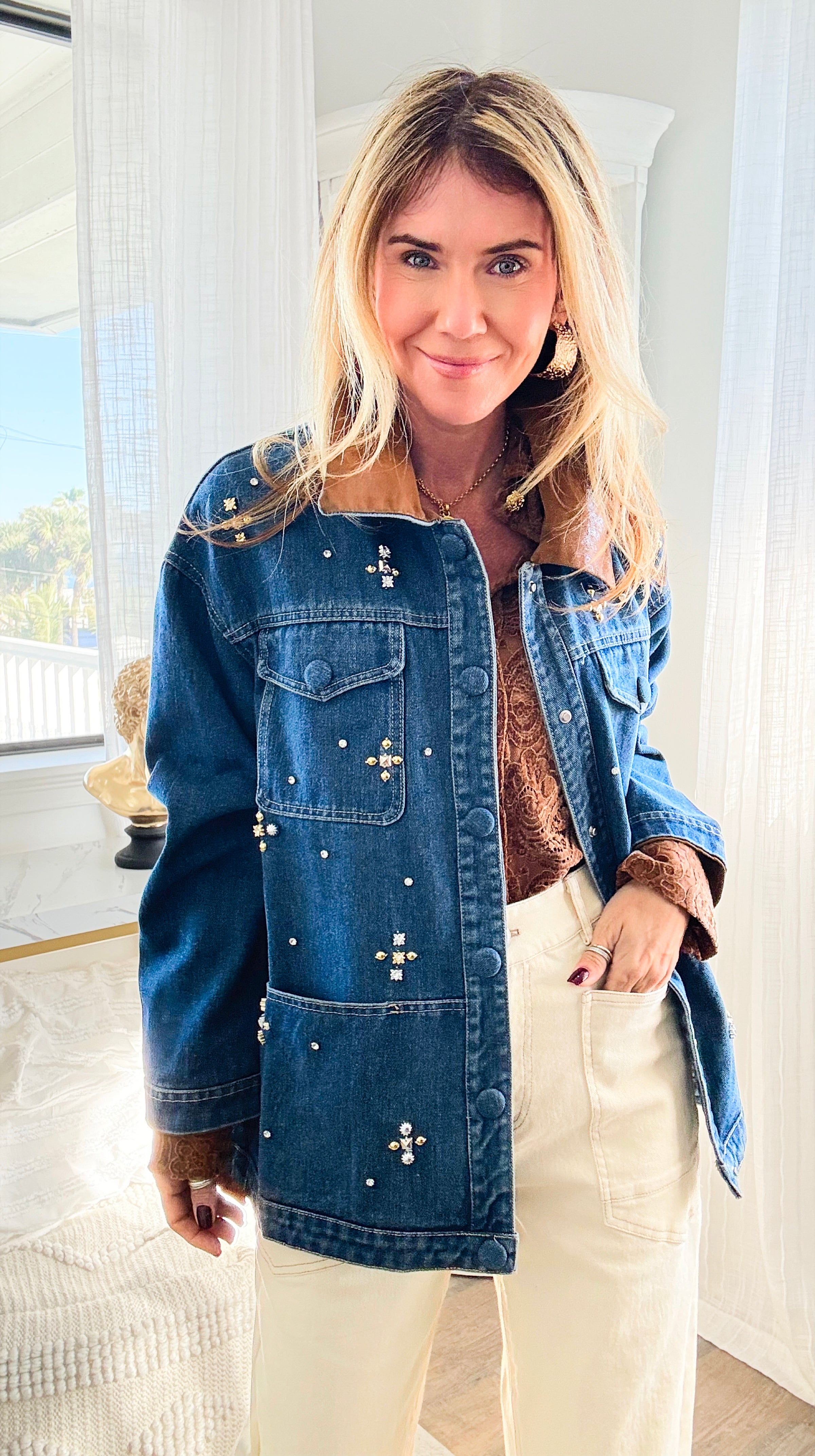 Downtown Spark Embellished Jacket