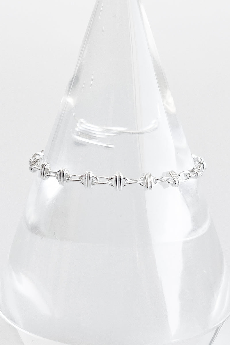 Sterling Silver Twist Bracelet-Silver-230 Jewelry-Darling-Coastal Bloom Boutique, find the trendiest versions of the popular styles and looks Located in Indialantic, FL