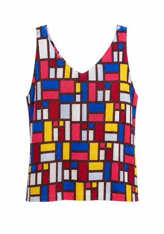 Modern Mosaic Italian Tank Top