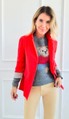 Downtown Chic Blazer - Orange-160 Jackets-Must Have-Coastal Bloom Boutique, find the trendiest versions of the popular styles and looks Located in Indialantic, FL