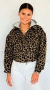 Wild Side Cropped Button Jacket-160 Jackets-Love Tree Fashion-Coastal Bloom Boutique, find the trendiest versions of the popular styles and looks Located in Indialantic, FL