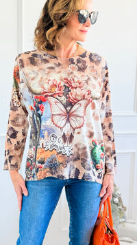 Prairie Crown Long Sleeve Italian Top-110 short Sleeve Top-Italianissimo-Coastal Bloom Boutique, find the trendiest versions of the popular styles and looks Located in Indialantic, FL