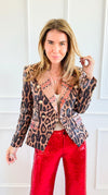 Untamed Royale Blazer-160 Jackets-Chasing Bandits-Coastal Bloom Boutique, find the trendiest versions of the popular styles and looks Located in Indialantic, FL