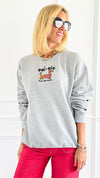 Short & Sweet Pup Sweatshirt-140 Sweaters-Sweet Claire-Coastal Bloom Boutique, find the trendiest versions of the popular styles and looks Located in Indialantic, FL