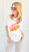 Croissant Italian T-Shirt-110 Short Sleeve Tops-Italianissimo-Coastal Bloom Boutique, find the trendiest versions of the popular styles and looks Located in Indialantic, FL
