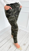 Urban Camo Italian Jogger- Olive-180 Joggers-SUNNY HOLIDAYS-Coastal Bloom Boutique, find the trendiest versions of the popular styles and looks Located in Indialantic, FL