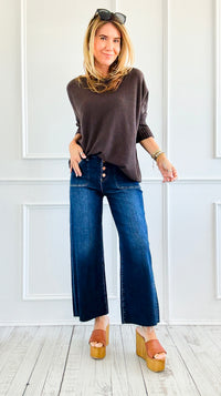 Midnight Horizon Denim Pants-190 Denim-RISEN JEANS-Coastal Bloom Boutique, find the trendiest versions of the popular styles and looks Located in Indialantic, FL