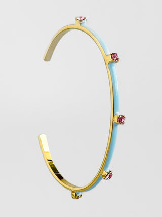 Everly Bracelet - Light Blue/Pink - TOVA-230 Jewelry-TOVA-Coastal Bloom Boutique, find the trendiest versions of the popular styles and looks Located in Indialantic, FL